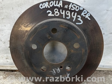 ФОТО Диск тормозной задний для Toyota Corolla E150 (11.2006-08.2013) Киев