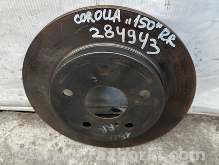 ФОТО Диск тормозной задний для Toyota Corolla E150 (11.2006-08.2013) Киев