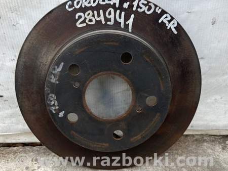 ФОТО Диск тормозной задний для Toyota Corolla E150 (11.2006-08.2013) Киев