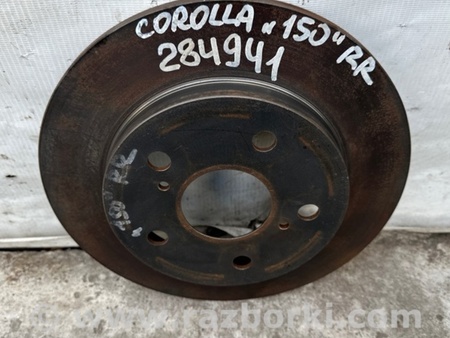 ФОТО Диск тормозной задний для Toyota Corolla E150 (11.2006-08.2013) Киев