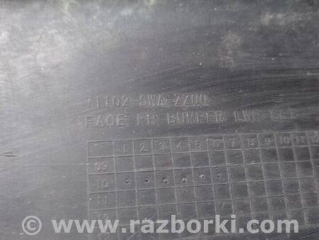 ФОТО Накладка бампера для Honda CR-V (07-11) Киев