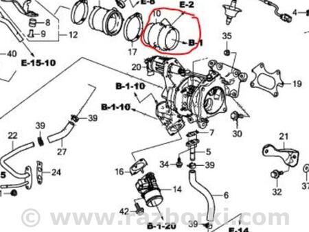 ФОТО Патрубок интеркулера для Acura RDX TC1/2 (2019-) Киев