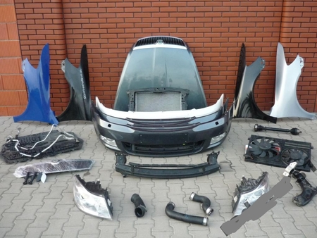 ФОТО Комплектный передок (капот, крылья, бампер, решетки) для Skoda Octavia A5 Киев