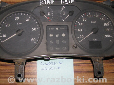 Щиток приборов для Renault Trafic 2 (2001-2014) Львов P8200006337, 21660026-7
