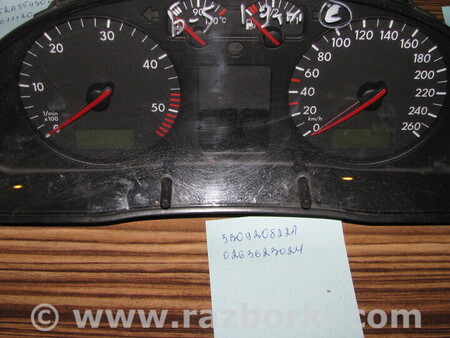 Щиток приборов для Volkswagen Passat B5 (08.1996-02.2005) Львов 3B0920822A, 0263623024