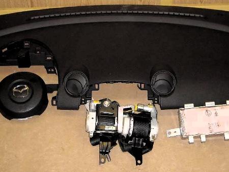 Комплект Руль+Airbag, Airbag пассажира, Торпеда, Два пиропатрона в сидения. для Mazda 6 GJ (2012-...) Ровно