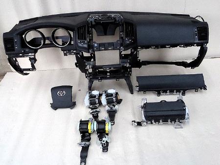 Комплект Руль+Airbag, Airbag пассажира, Торпеда, Два пиропатрона в сидения. для Toyota Land Cruiser Prado Ровно