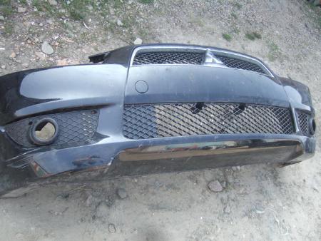 Бампер передний для Mitsubishi Lancer X 10 (08-17) Ровно