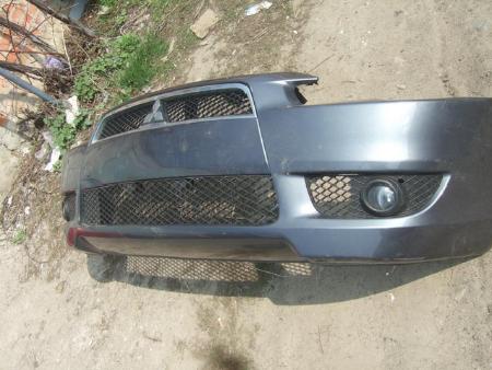 Бампер передний для Mitsubishi Lancer X 10 (08-17) Ровно