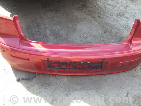 Бампер задний для Mitsubishi Lancer X 10 (08-17) Ровно