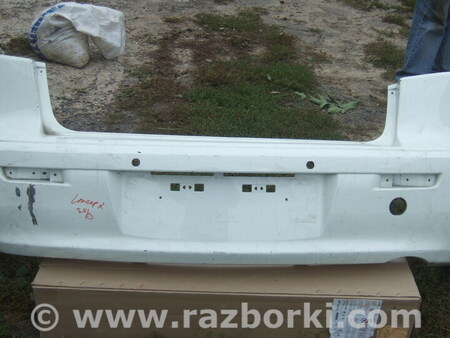 Бампер задний для Mitsubishi Lancer X 10 (08-17) Ровно