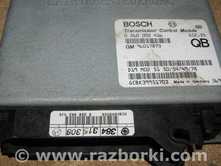Блок управления АКПП для Opel Omega B (1994-2003) Львов 96017873 QB, 0260002416