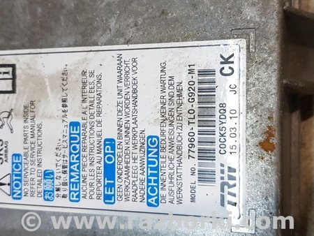 Блок управления AIRBAG для Honda Accord (все модели) Киев 77960-TL0-G920-M1