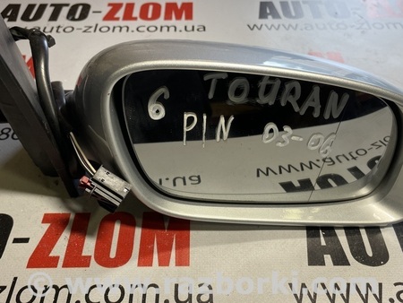Зеркало правое для Volkswagen Touran (01.2003-10.2015) Львов 6pin