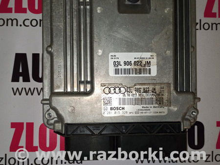 Блок управления двигателем для Audi (Ауди) A4 B8 - 8K2, 8K5 (08.2007-11.2015) Львов 03L906022JM, 0281015328