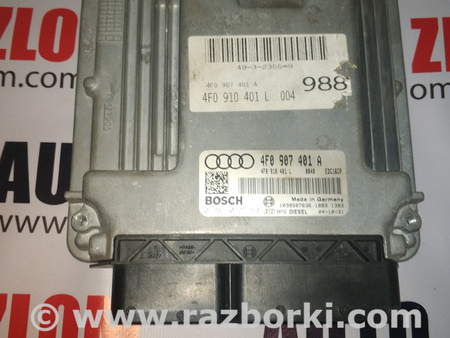 Блок управления двигателем для Audi (Ауди) A6 C6 (02.2004-12.2010) Львов 4F0907401A, 0281012153