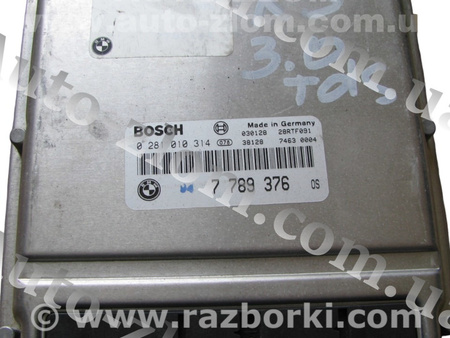 Блок управления двигателем для BMW X5 E53 (1999-2006) Львов 7789376, 0281010314