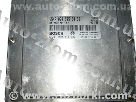 Блок управления двигателем для Mercedes-Benz C203 Львов A0245453432, 0281010348