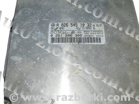 Блок управления двигателем для Mercedes-Benz CLK-CLASS 209 (02-10) Львов A0265451032, 0261206305