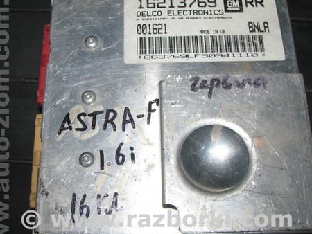 Блок управления двигателем для Opel Astra F (1991-2002) Львов 16213769 RR, 001621 BNLA