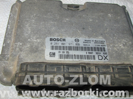 Блок управления двигателем для Opel Astra G (1998-2004) Львов 09180353 DX, 0281001971