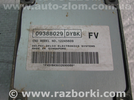 Блок управления двигателем для Opel Corsa (все модели) Львов 09388029 DYBK, 12245609 FV