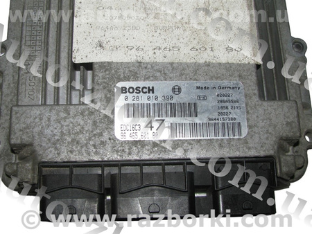 Блок управления двигателем для Peugeot 307 Львов 9646560180, 0281010390