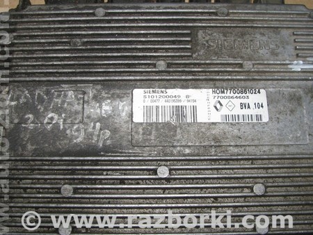 Блок управления двигателем для Renault Laguna Львов 7700864603, 7700861024, S101200049 B