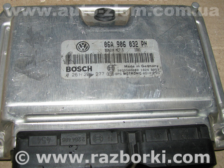 Блок управления двигателем для Skoda Fabia Львов 06A906032PN, 0261206277