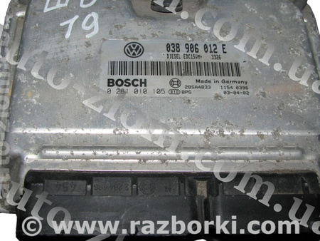 Блок управления двигателем для Skoda Octavia Львов 038906012E, 0281010105