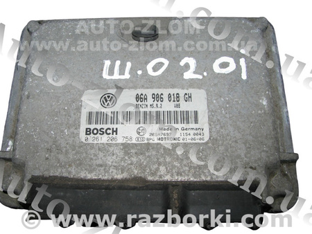 Блок управления двигателем для Skoda Octavia Львов 06A906018GH, 0261206758