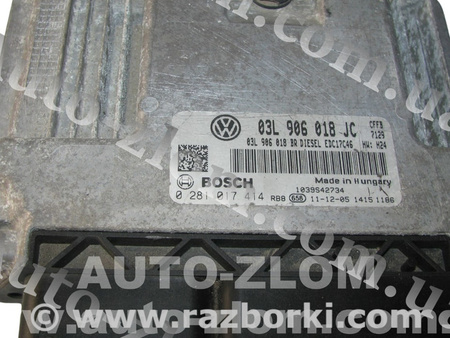 Блок управления двигателем для Skoda Superb Львов 03L906018JC, 0281017414