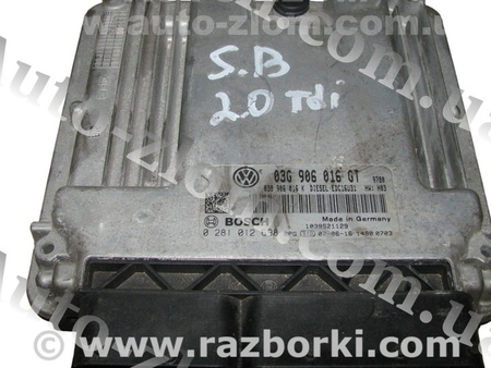 Блок управления двигателем для Skoda Superb Львов 03G906016GT, 0281012698