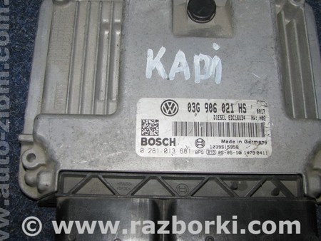 Блок управления двигателем для Volkswagen Caddy (все года выпуска) Львов 03G906021HS, 0281013681