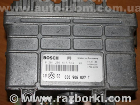 Блок управления двигателем для Volkswagen Golf III Mk3 (09.1991-06.2002) Львов 030906027T, 0261203613/614