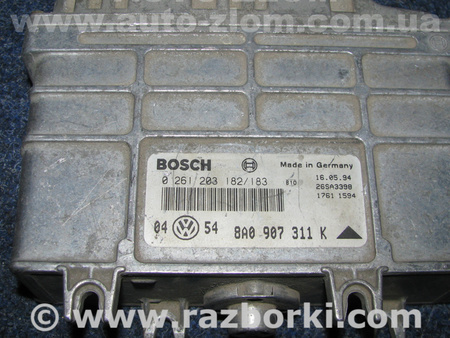 Блок управления двигателем для Volkswagen Golf III Mk3 (09.1991-06.2002) Львов 8A0907311K, 0261203182/183