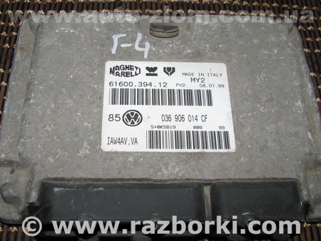 Блок управления двигателем для Volkswagen Golf IV Mk4 (08.1997-06.2006) Львов 036906014CF, 61600.394.12