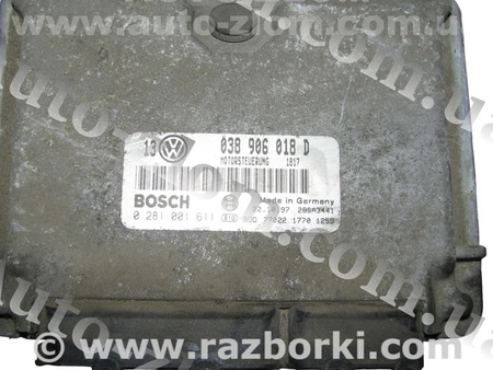 Блок управления двигателем для Volkswagen Golf IV Mk4 (08.1997-06.2006) Львов 038906018D, 0281001611