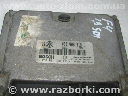 Блок управления двигателем для Volkswagen Golf IV Mk4 (08.1997-06.2006) Львов 038906013, 0281001759
