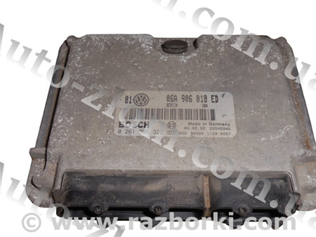 Блок управления двигателем для Volkswagen Golf IV Mk4 (08.1997-06.2006) Львов 06A906018ED, 0261206322