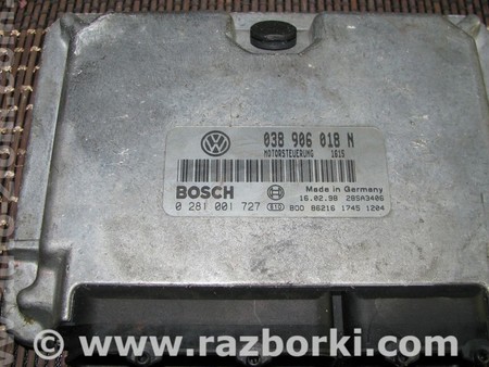Блок управления двигателем для Volkswagen Passat B5 (08.1996-02.2005) Львов 038906018N, 0281001727