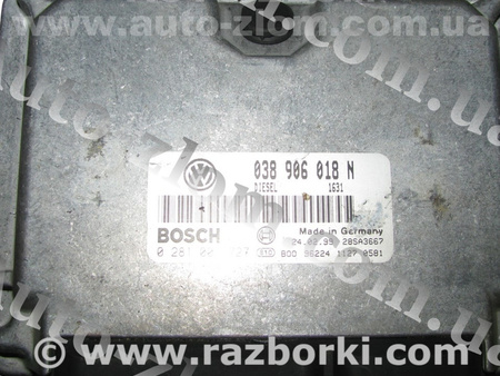 Блок управления двигателем для Volkswagen Passat B5 (08.1996-02.2005) Львов 038906018N, 0281001727