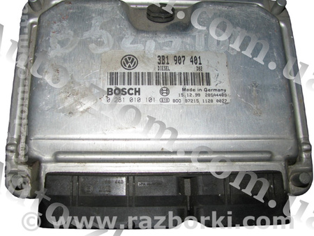 Блок управления двигателем для Volkswagen Passat B5 (08.1996-02.2005) Львов 3B1907401, 0281010101