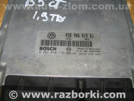 Блок управления двигателем для Volkswagen Passat B5 (08.1996-02.2005) Львов 038906019BJ, 0281010176