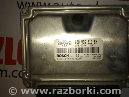 Блок управления двигателем для Volkswagen Passat B5 (08.1996-02.2005) Львов 038906019EH, 0281010558