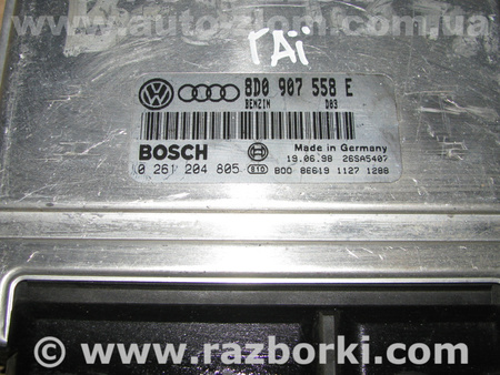 Блок управления двигателем для Volkswagen Passat B5 (08.1996-02.2005) Львов 8D0907558E, 0261204805 