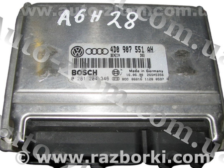 Блок управления двигателем для Volkswagen Passat B5 (08.1996-02.2005) Львов 4D0907551AH, 0261204346