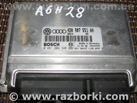 Блок управления двигателем для Volkswagen Passat B5 (08.1996-02.2005) Львов 4D0907551AH, 0261204346