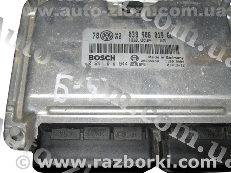 Блок управления двигателем для Volkswagen Passat B5 (08.1996-02.2005) Львов 038906019GL, 0281010944