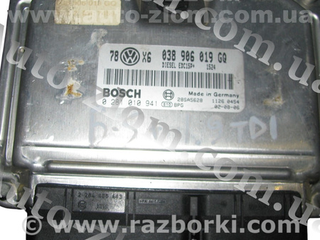 Блок управления двигателем для Volkswagen Passat B5 (08.1996-02.2005) Львов 038906019GQ, 0281010941